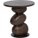 Paplo 21 X 19 inch Medium Brown End Table